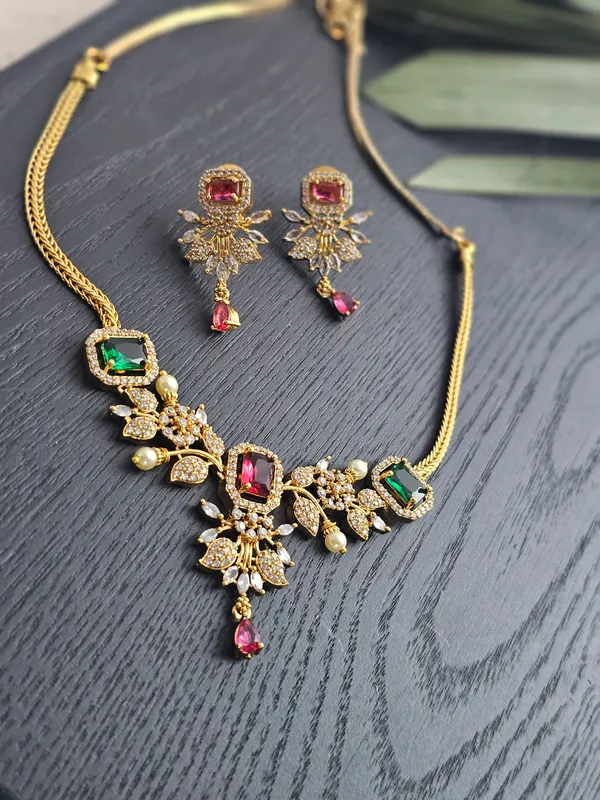 Multi_Stone_AD_Necklace_Set
