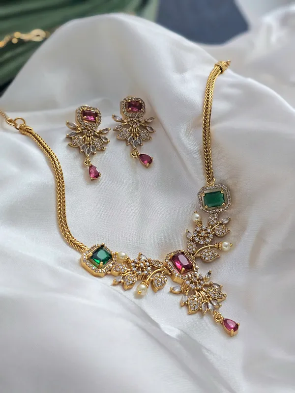 Multi_Stone_AD_Necklace_Set