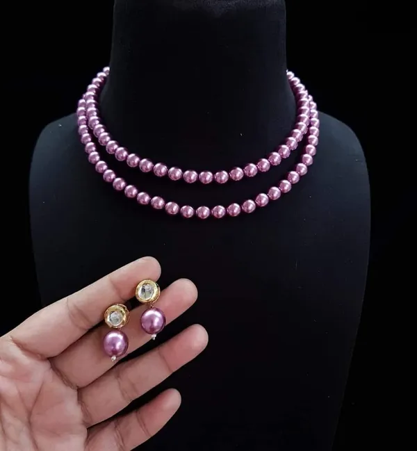 Ameline_Lavender_Pearl_Necklace_Set