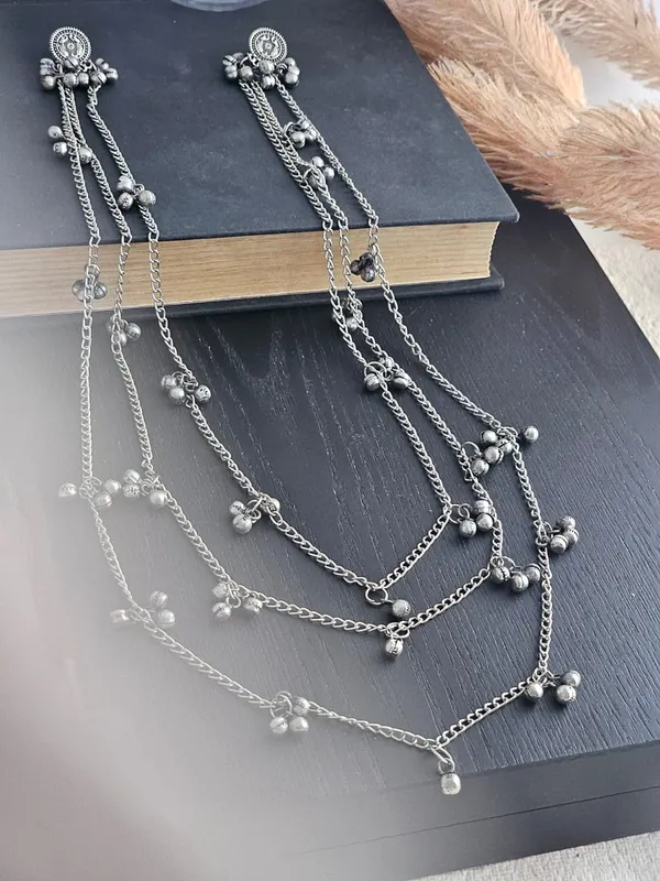 German_silver_unique_design_earring_necklace