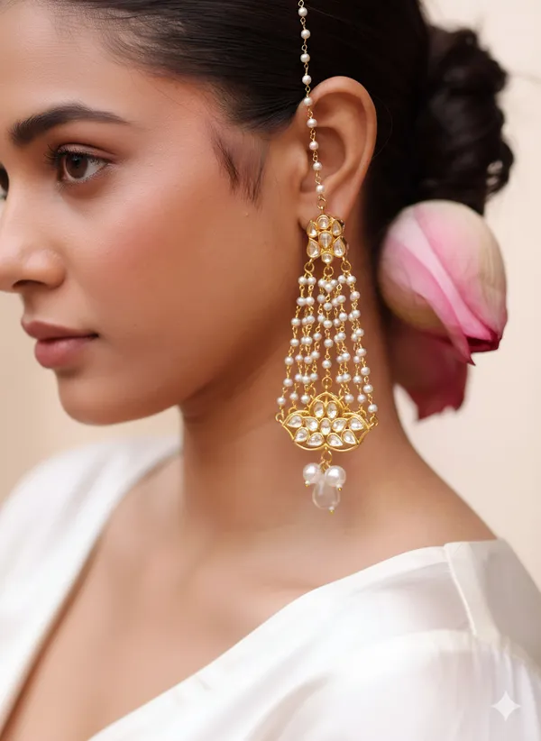 Jhumar_Pearl_Drop_Earrings