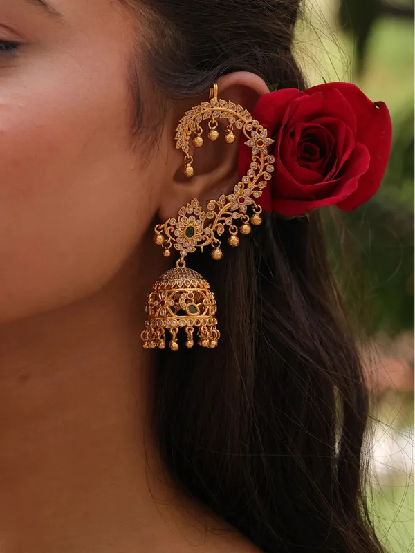 Gilded_Karnaphool_Ghungroo_Jhumka