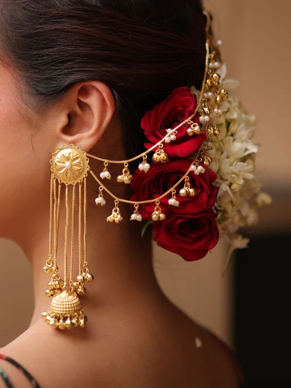 Golden_Ghungroo_Drape_Earchain