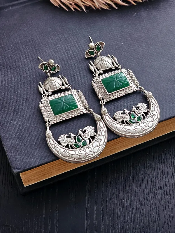German_silver_dangler_earring