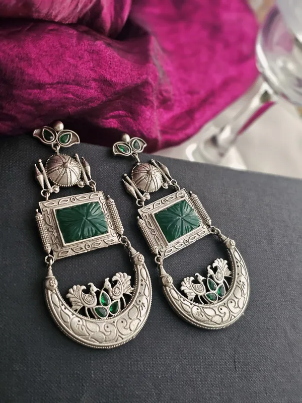 German_silver_dangler_earring