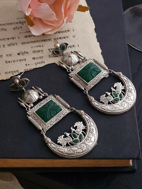 German_silver_dangler_earring