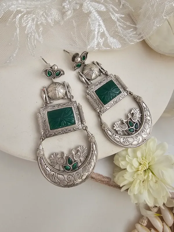 German_silver_dangler_earring