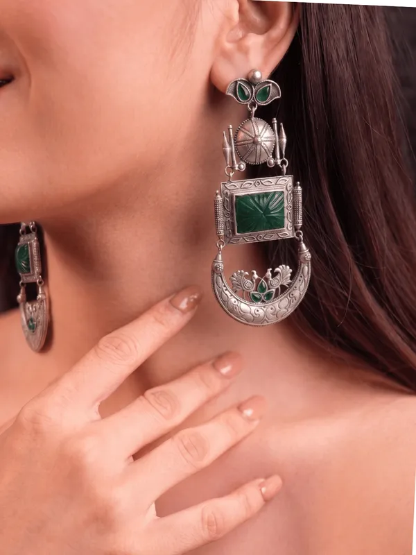 German_silver_dangler_earring