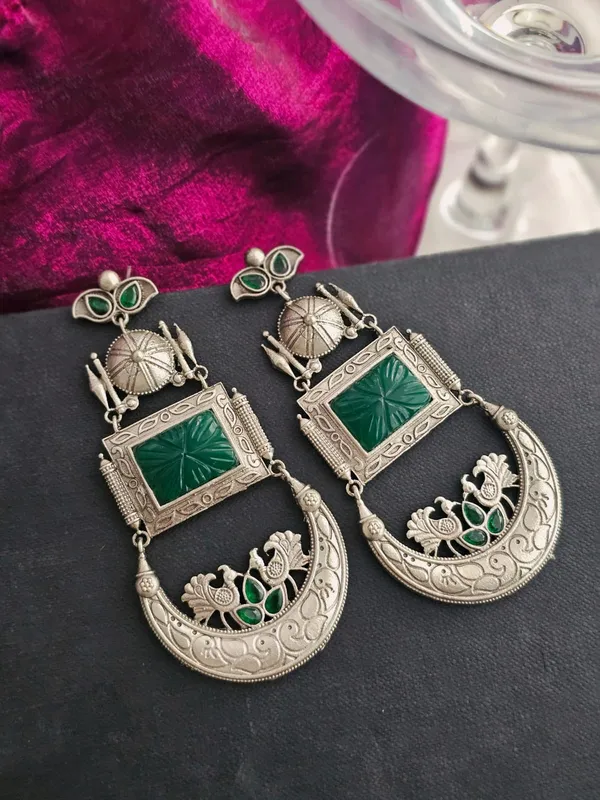 German_silver_dangler_earring