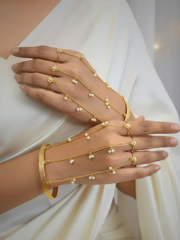 Pearl_Linked_Trio_Hathphool_Bracelet_-_Pair
