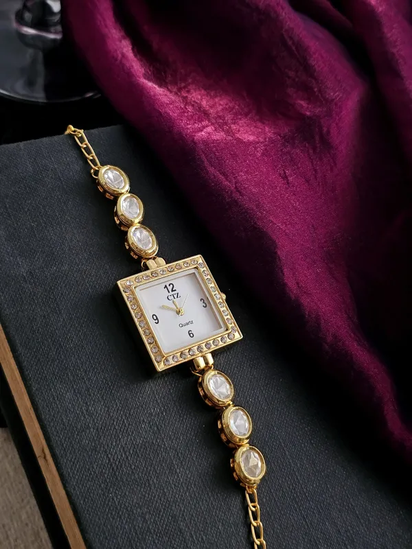Kundan_Radiance_Square_Dial_Watch