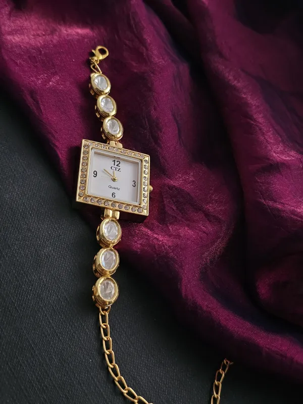 Kundan_Radiance_Square_Dial_Watch