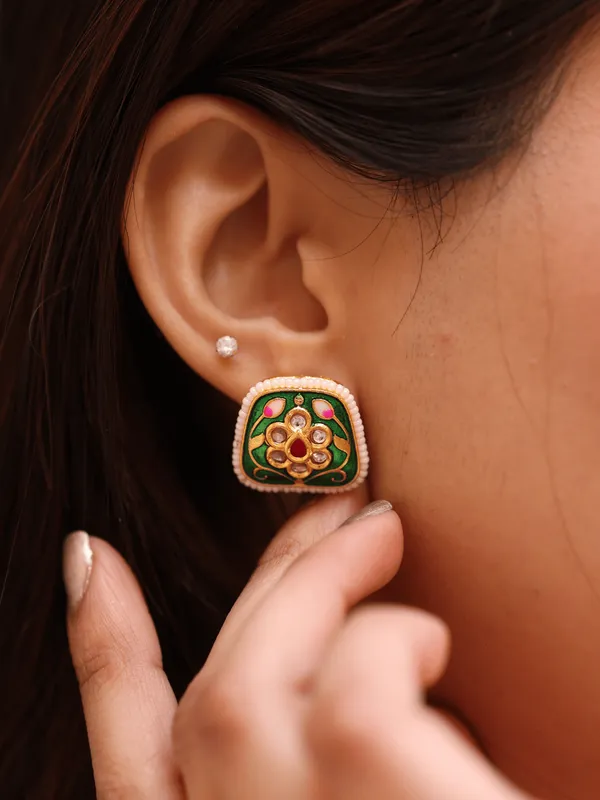 Emerald_Enamel_Meenakari_Set