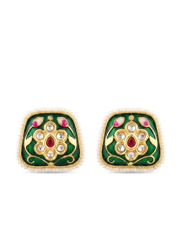 Emerald_Enamel_Meenakari_Set
