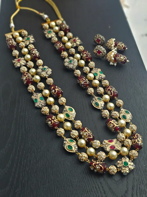 Seraph_Handpainted_Quartz_3_Layered_Long_Necklace