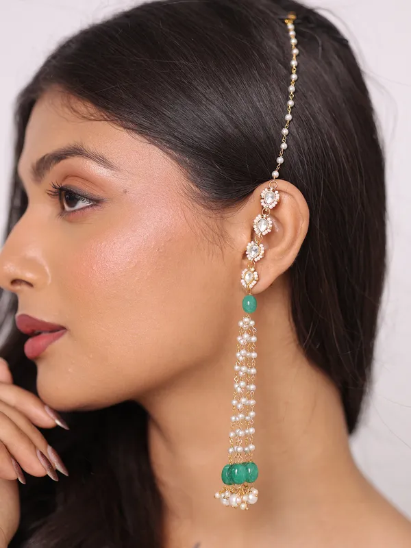 Nityara_Pearl_Kundan_Danglers