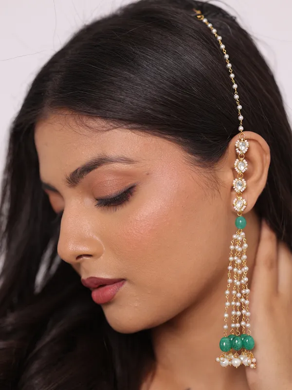 Nityara_Pearl_Kundan_Danglers