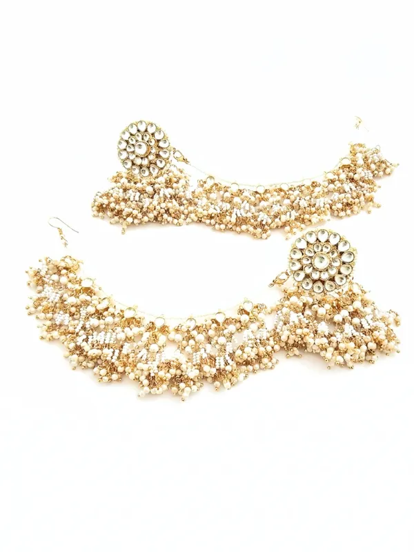 White_Serenity_Pachi_Kundan_Earchain