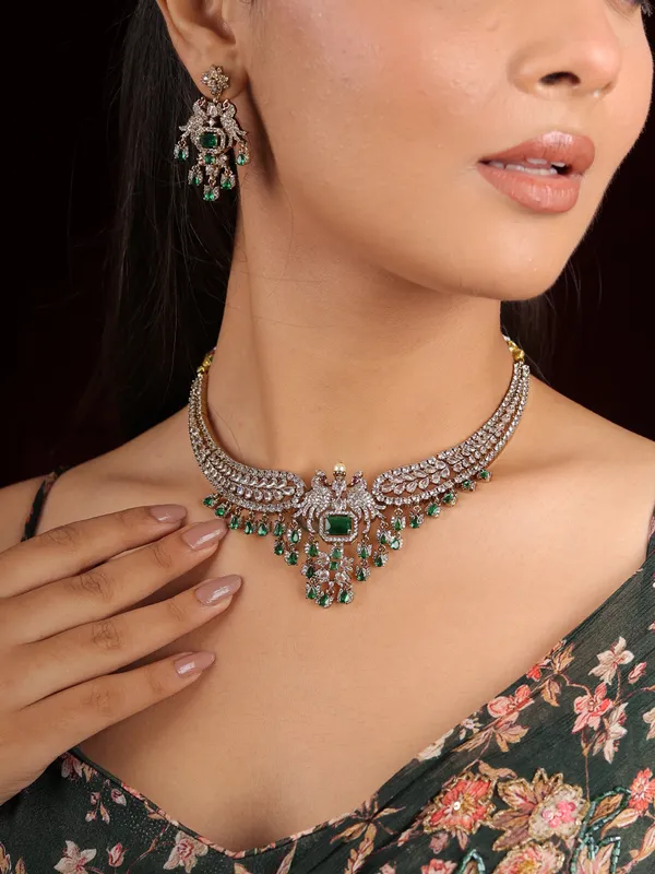 Radiant_Brass_peacock_motif_AD_Necklace_Set