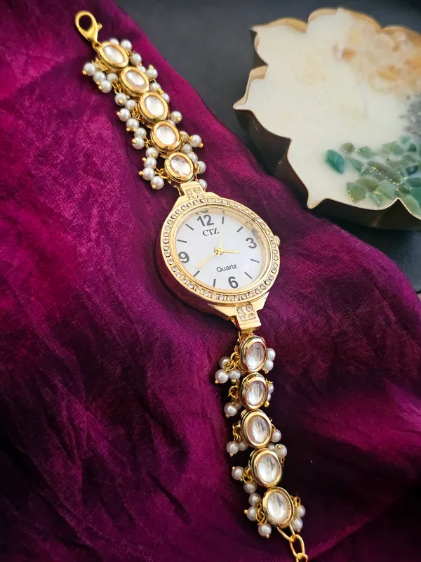 Regalith_Pachi_Kundan_Watch