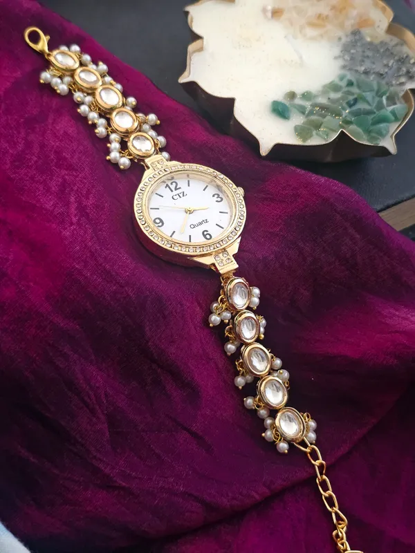 Regalith_Pachi_Kundan_Watch