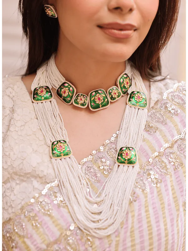 Emerald_Meadow_Choker_&_Long_Necklace_Set