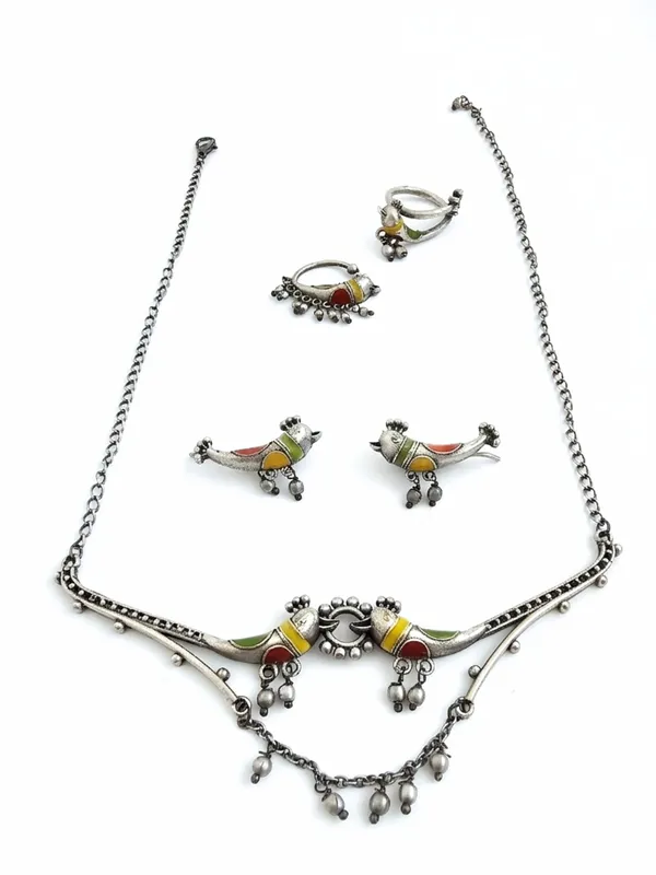 Meena_Bird_Necklace_Set