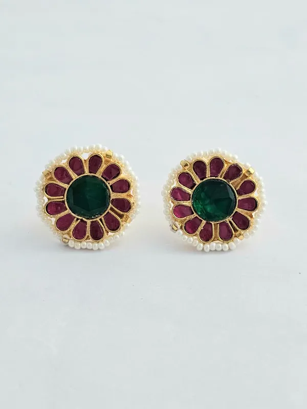 Regal_Pachi_Meena_Blossom_Necklace_Set