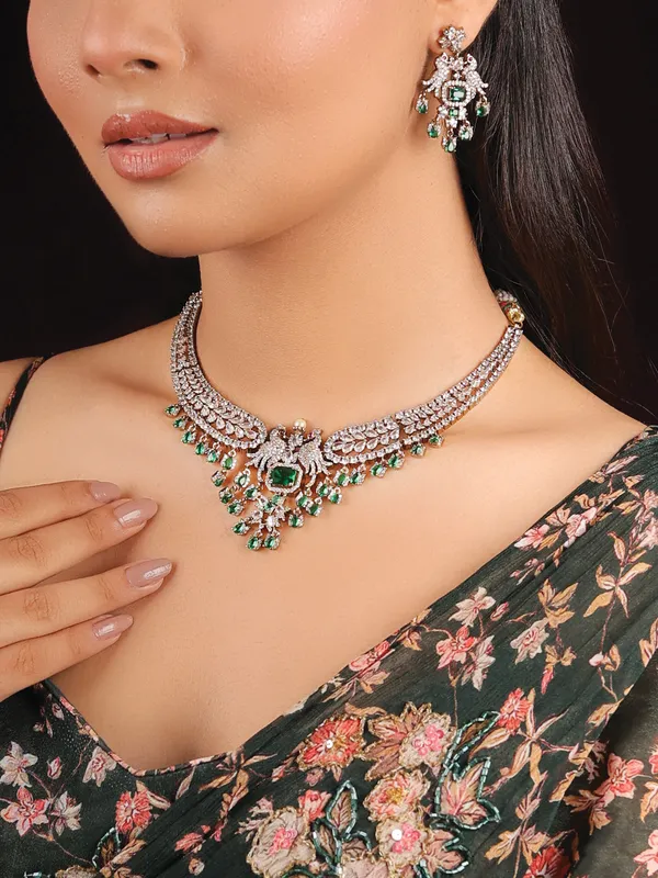 Radiant_Brass_peacock_motif_AD_Necklace_Set