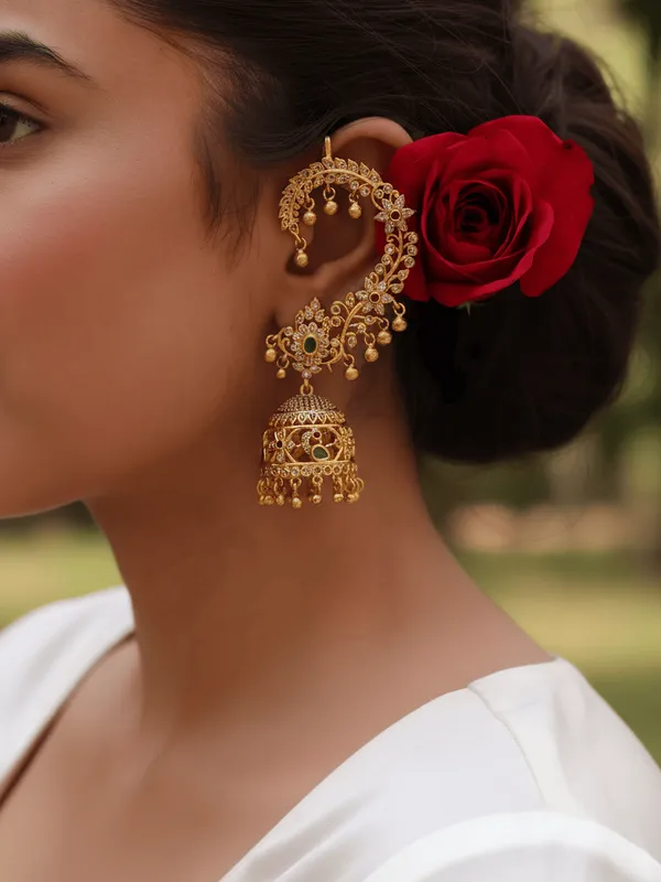 Gilded_Karnaphool_Ghungroo_Jhumka
