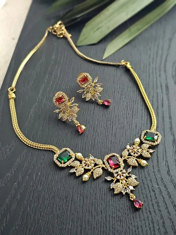 Multi_Stone_AD_Necklace_Set