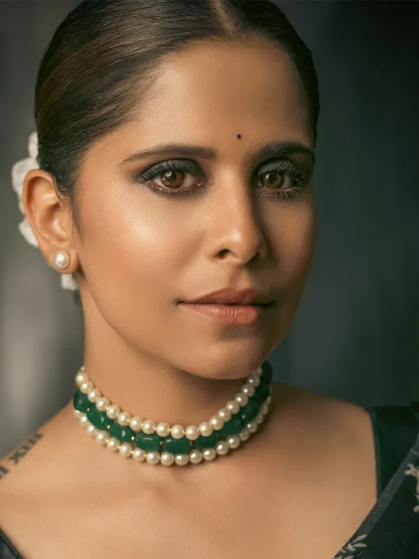 Arisha_Pearl_And_Emerald_Quartz_Choker_Set
