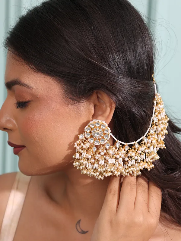 White_Serenity_Pachi_Kundan_Earchain