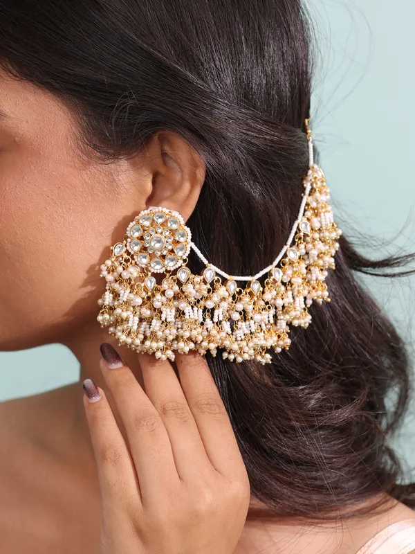 White_Serenity_Pachi_Kundan_Earchain