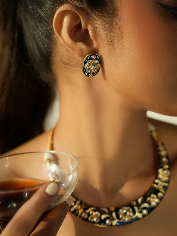 Blue_Velvet_Bloom_Necklace_Set_(Making_time_15_days)