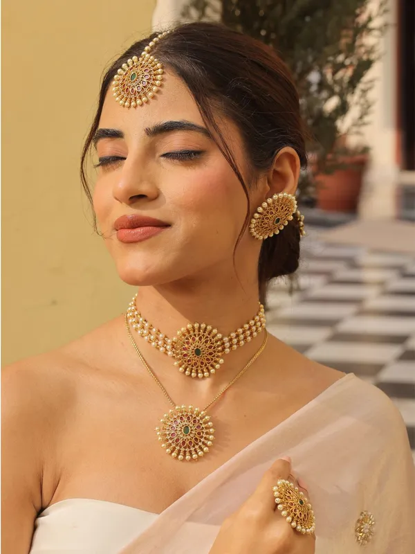 Diva_Delight_Mangtika_+Choker_&_Necklace_Set