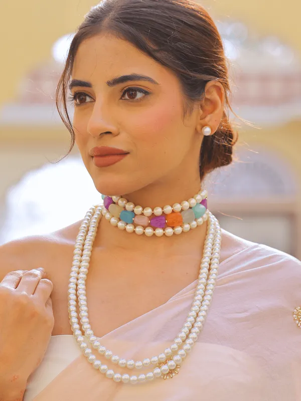 Star_Light_Multicolor_Chokert_&_Necklace_Set