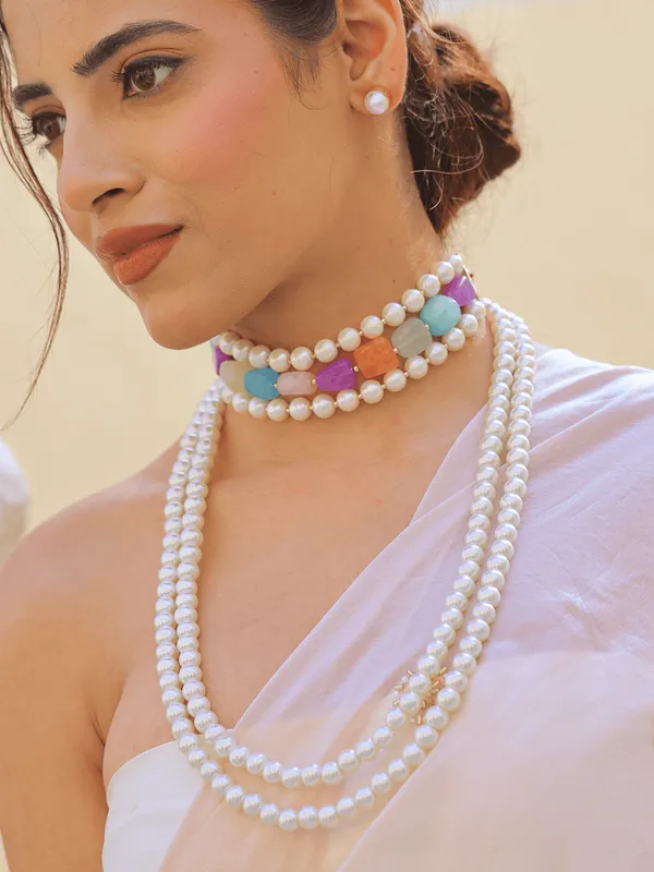 Star_Light_Multicolor_Chokert_&_Necklace_Set
