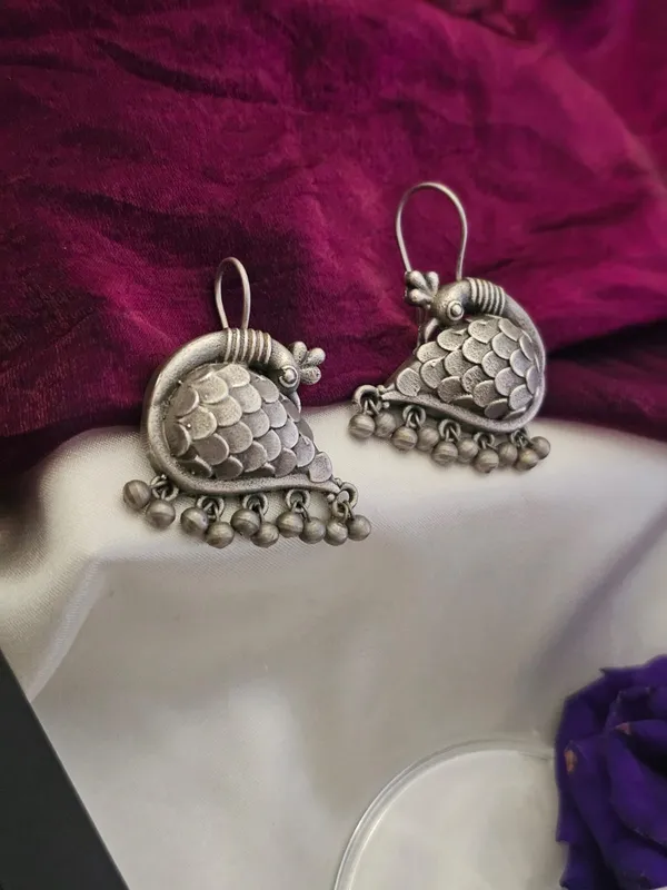 Peacock_Hook_Earrings