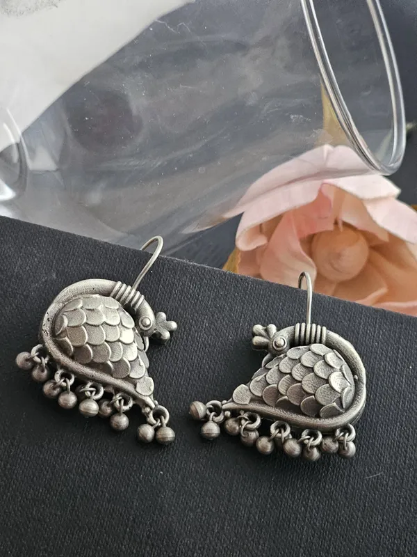 Peacock_Hook_Earrings