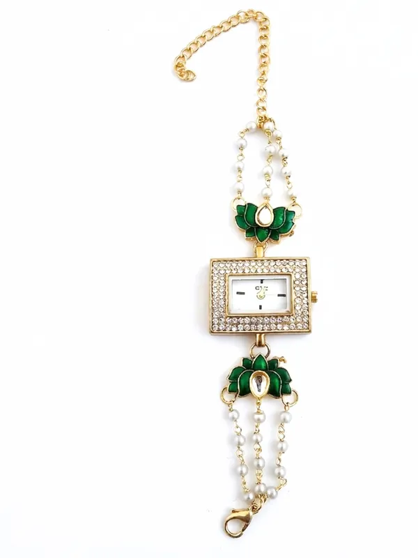 Lotus_Glow_Square_Dial_Watch