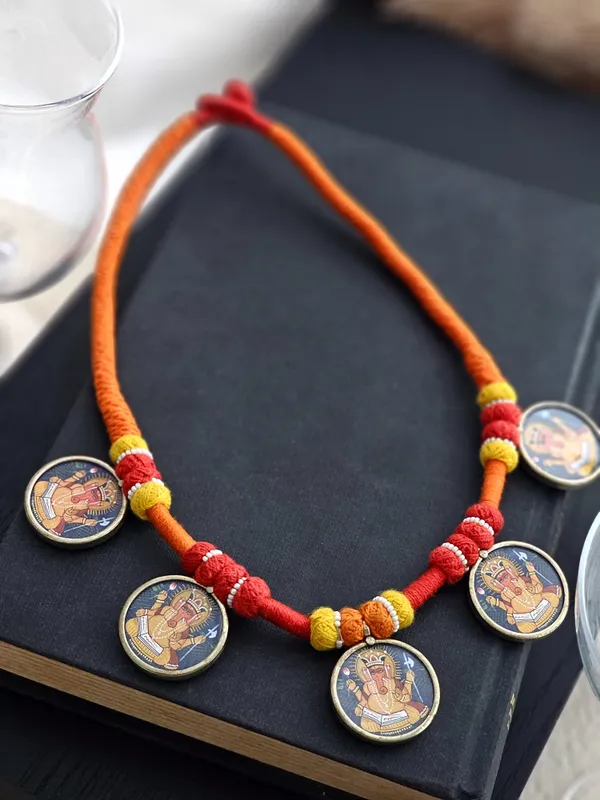 Women_Red__Silver-Toned_Temple_Jewellery_Set