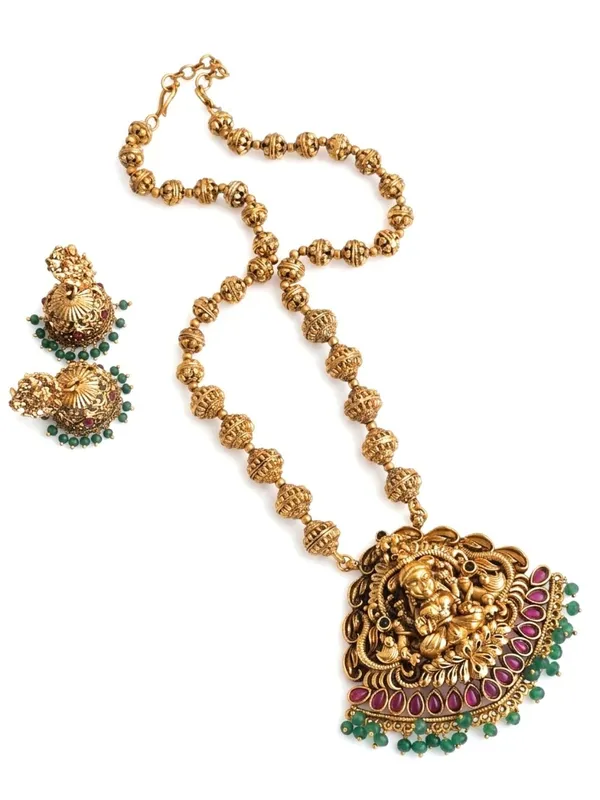 Divine_Lakshmi_Brass_Necklace_Set