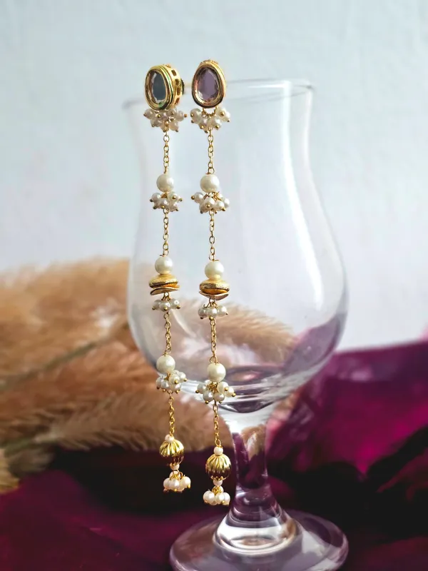 Kundan_Pearl_Drape_Earrings