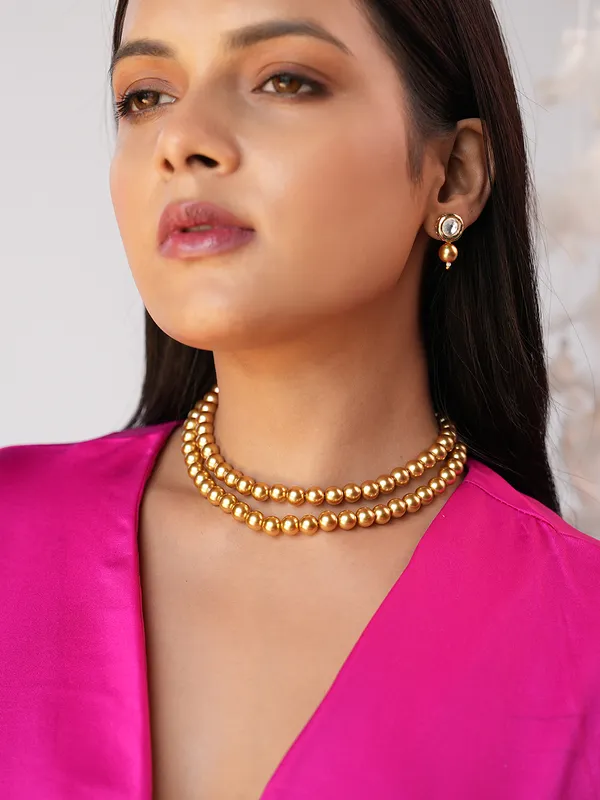 Ziva_Golden_2_Strand_Pearl_Elegance_Necklace_Set