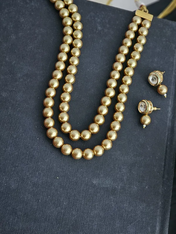 Ziva_Golden_2_Strand_Pearl_Elegance_Necklace_Set