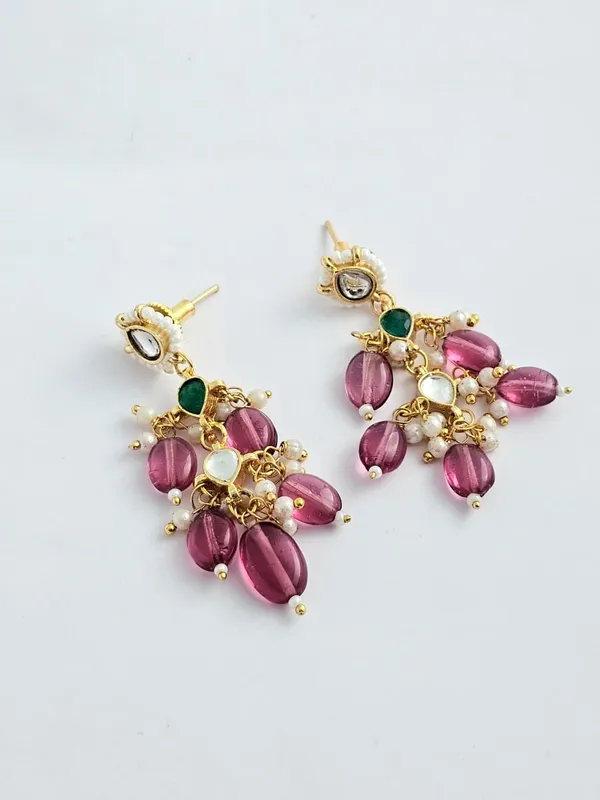 Rosy_Splendor_Pachi_Kundan_Necklace_Set