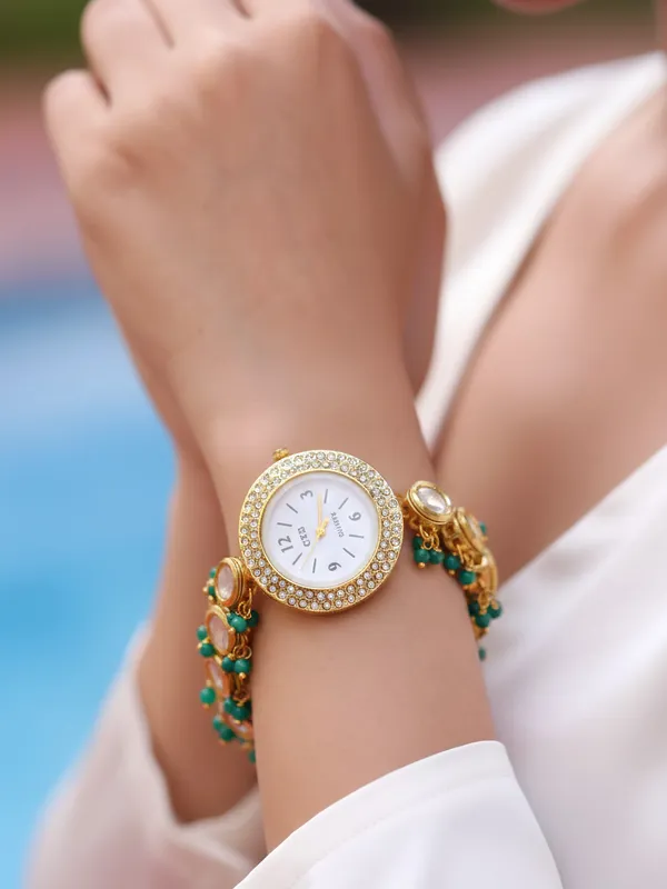 Onyx_Charm_Kundan_Circle_Dial_Watch