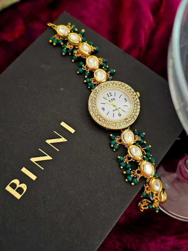 Onyx_Charm_Kundan_Circle_Dial_Watch