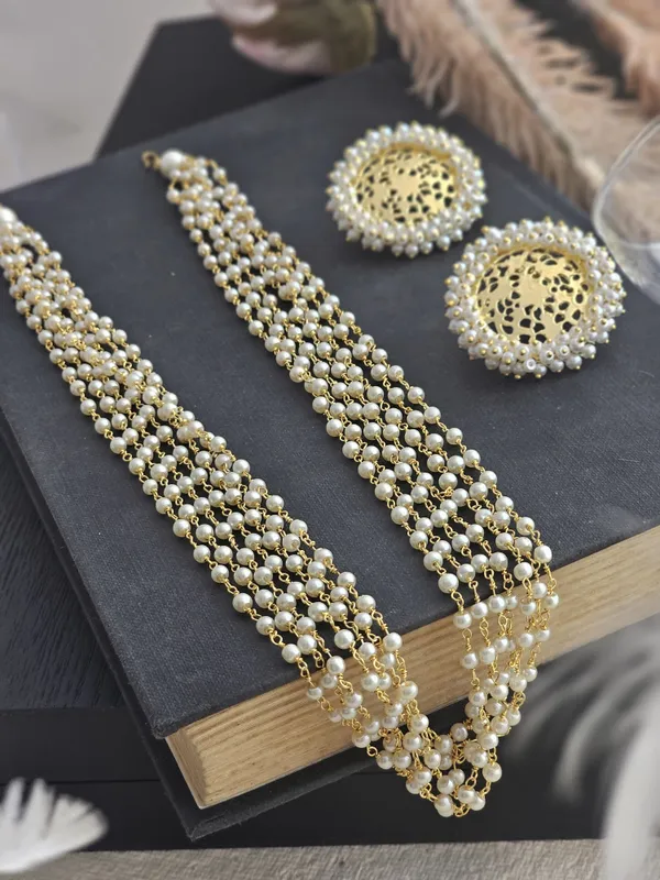Amogha_Handcrafted_Multi_Strand_Pearl_Necklace_Set